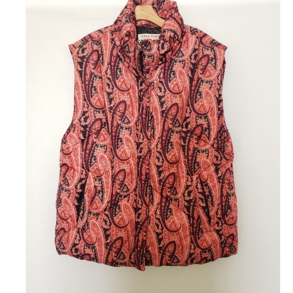 Free People Flora Paisley puffer vest - Picture 1 of 8